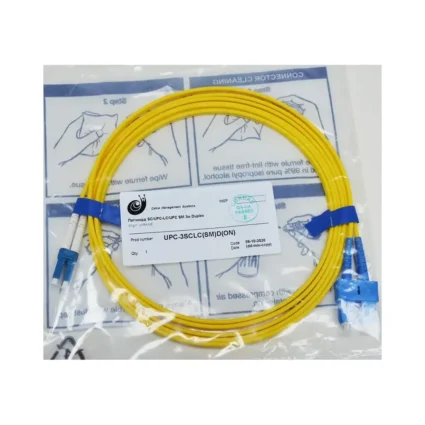 Патчкорд SC/UPC-LC/UPC SM 15м Duplex Slim