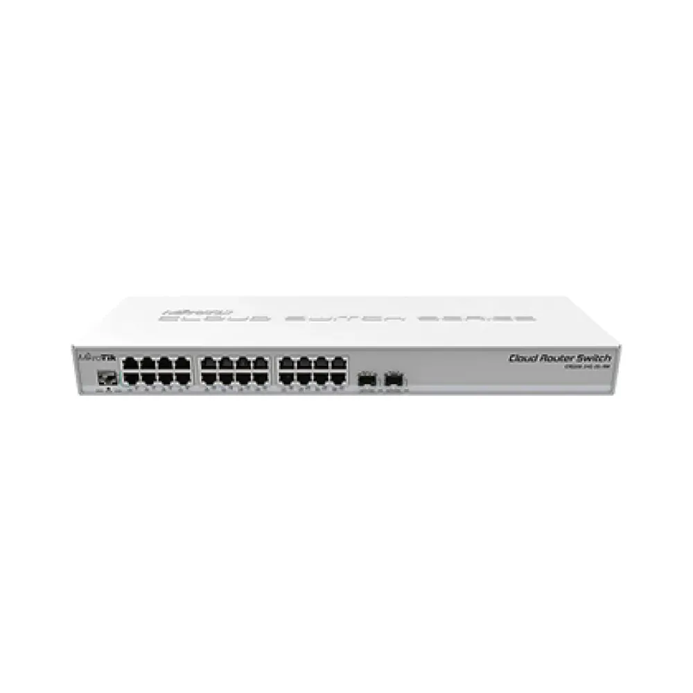 MikroTik CRS326-24G-2S+RM 24-портовий керований L2 MikroTik 23462 MikroTik CRS326-24G-2S+RM 24-портовий керований L2