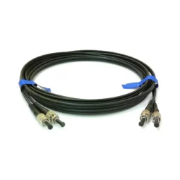 Патчкорд ST/UPC-ST/UPC MM (G50-OM3) 1м чорний Duplex
