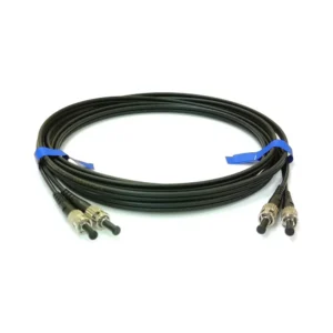 Патчкорд ST/UPC-ST/UPC MM (G50-OM3) 1м чорний Duplex