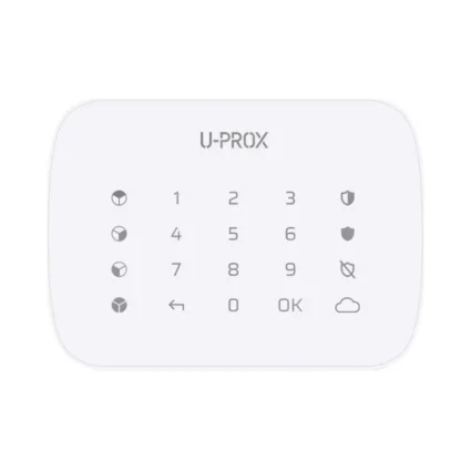 U-Prox Keypad G4 White Бездротова сенсорна клавіатура для чотирьох груп