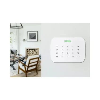 U-Prox Keypad G4 White Бездротова сенсорна клавіатура для чотирьох груп