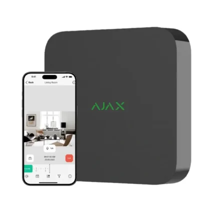 Ajax NVR (8ch) (8EU) black Мережевий відеореєстратор