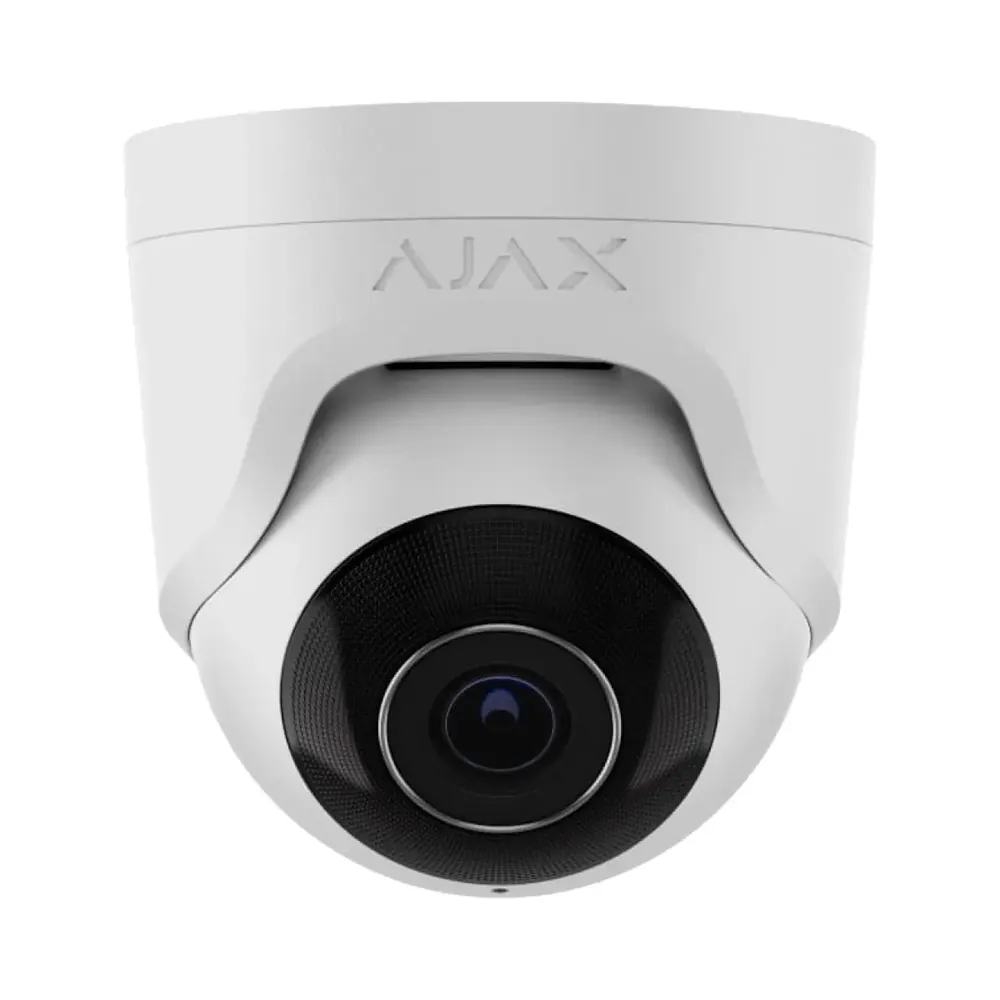 Ajax TurretCam (8EU) ASP white 5МП (4мм) Відеокамера Ajax 31738 Ajax TurretCam (8EU) ASP white 5МП (4мм) Відеокамера