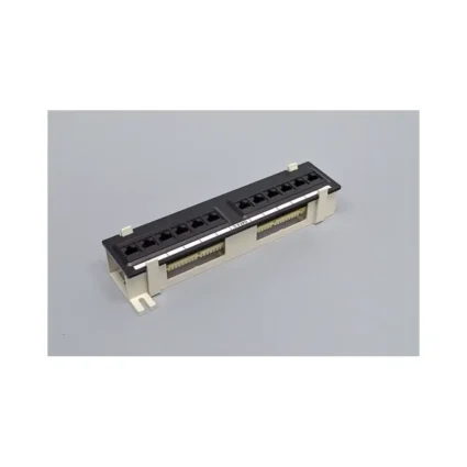 Патч-панель настінна 12xRJ-45 UTP, кат. 6, dual type