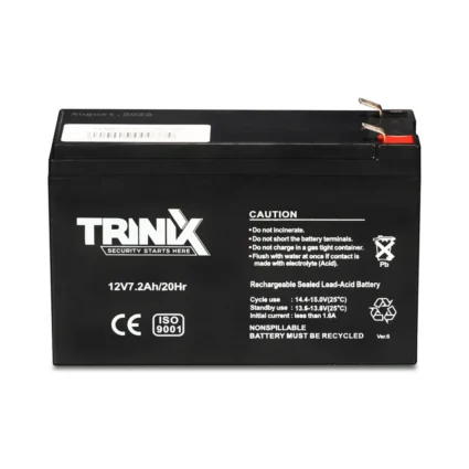 Trinix 12V7.2Ah/20Hr AGM Акумуляторна батарея 12В 7.2Аг свинцево-кислотна