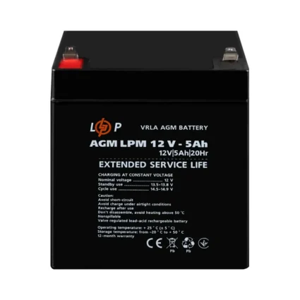 Акумулятор AGM LPM 12V - 5 Ah