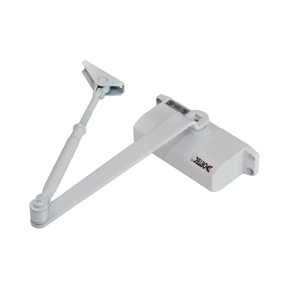 000003096_1_33 Дверний доводчик Dortec DT-63H White з фіксацією дверей у відчиненому положенні