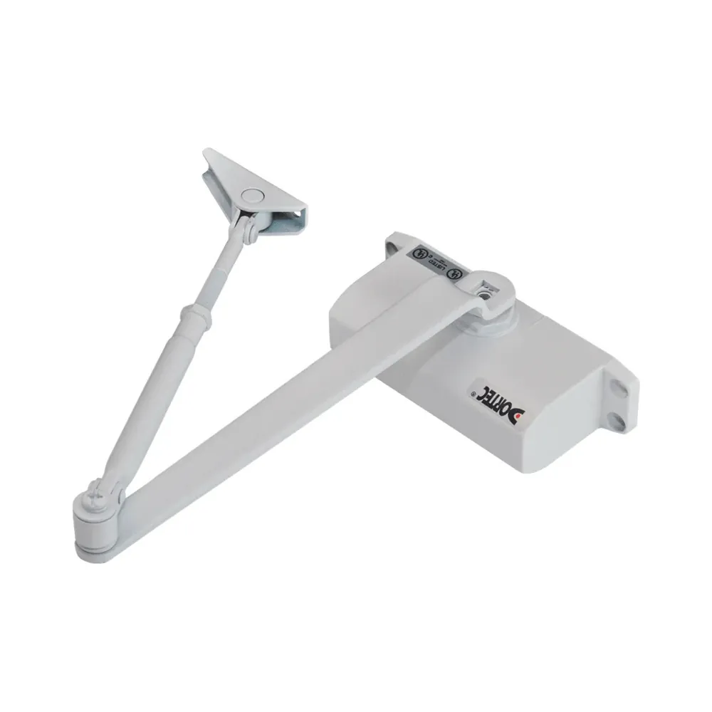 000003124_1_33 Дверний доводчик Dortec DT-62H White з фіксацією дверей у відчиненому положенні