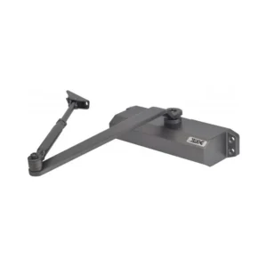Дверний доводчик Dortec DT-64H Graphite з фіксацією дверей у відчиненому положенні