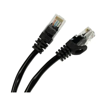 Патч-корд мережевий Trinix UTP, RJ-45, CAT.5 0.5m Black