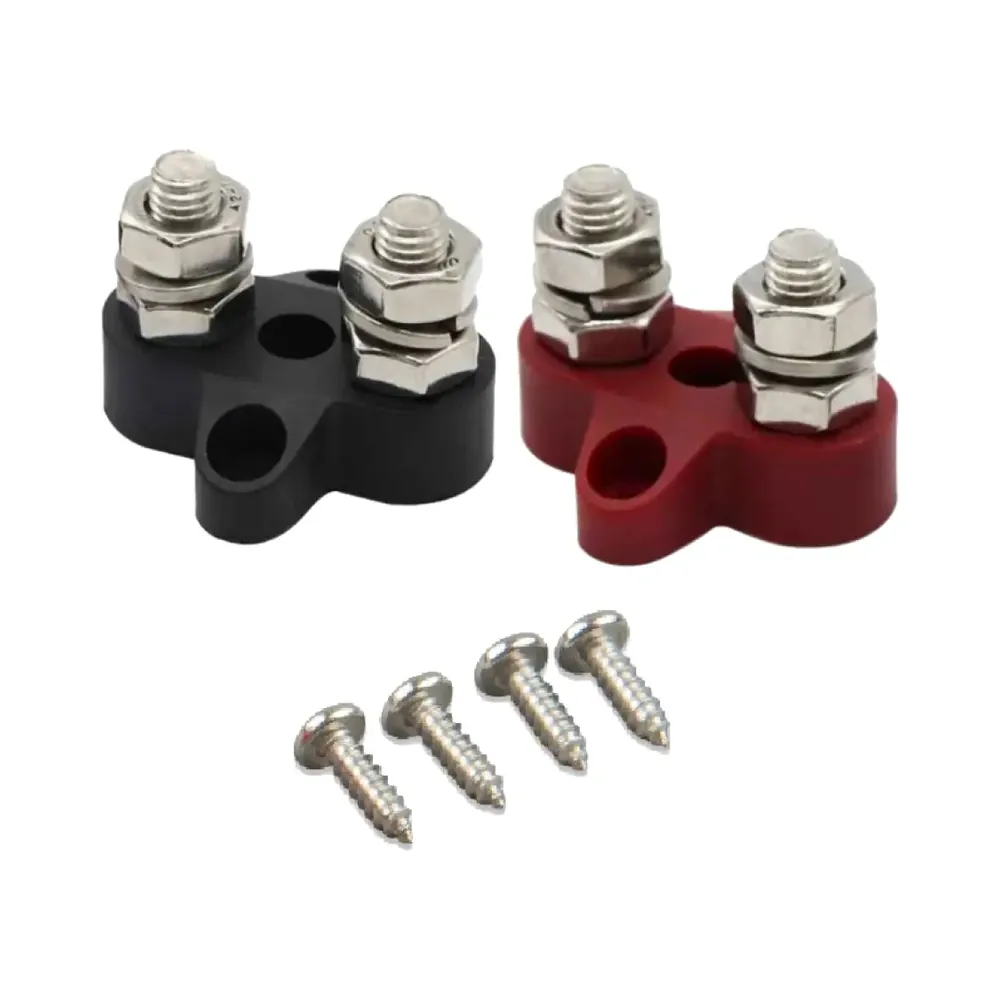 Victron Energy Dual Terminal Stud M8-linked set (1 red/1 black) Подвійний набір клем M8 Victron Energy 99-00021076 Victron Energy Dual Terminal Stud M8-linked set (1 red/1 black) Подвійний набір клем M8