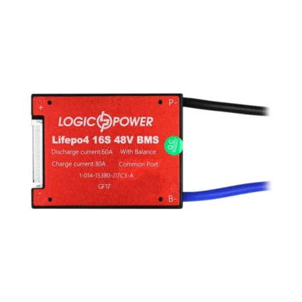 BMS плата LP LiFePO4 48V 16S Dis 60A Ch 30A