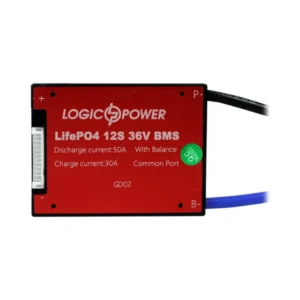 BMS плата LiFePO4 36V 12S Dis 50A Ch 30A