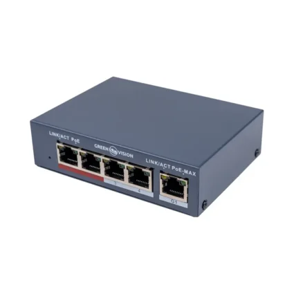 Комутатор мережевий POE GV-017-AI-4+1P