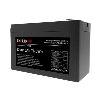 Акумуляторна батарея літій-залізо-фосфатна 12.8В 6Аг Cyclen 12.8V 6AH LiFePo4