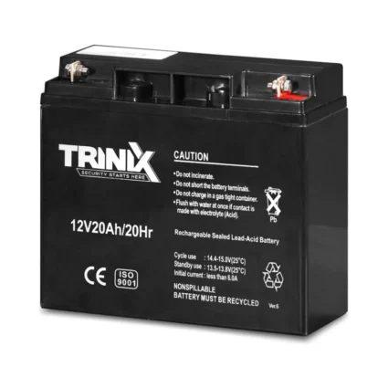 Акумуляторна батарея 12В 20Аг Trinix 12V20Ah/20Hr Super Charge AGM свинцево-кислотна