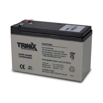 Trinix 12V9Ah/20Hr Super Charge AGM Акумуляторна батарея 12В 9Аг свинцево-кислотна