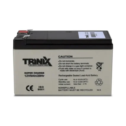 Trinix 12V9Ah/20Hr Super Charge AGM Акумуляторна батарея 12В 9Аг свинцево-кислотна