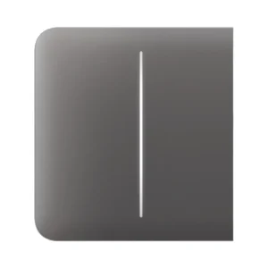 Ajax SideButton (2-gang) [55] grey Кнопка