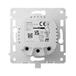 Ajax LightCore (Dimmer) [55] (8EU) ASP white Бездротовий розумний сенсорний димерний вимикач світла