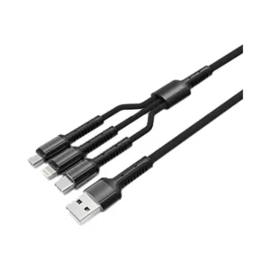 Кабель (шнур) LogicPower 3 в 1 USB 3.0 to Type-C/Lightning/Micro-USB 1м (C20CM)