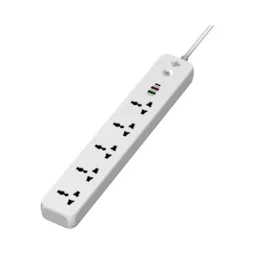 Мережевий фільтр (подовжувач) LogicPower (5x220V-2500W, 1xUSB-38W/PD/QC3.0, 1xType-C 20W, 1xUSB 18W)