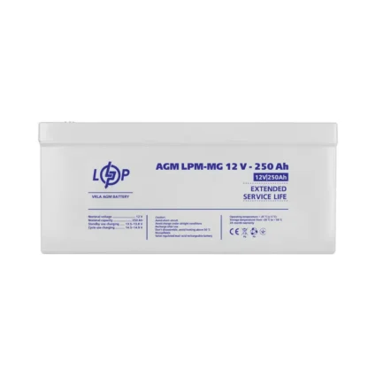 Акумулятор мультигелевий LPM-MG 12V - 250 Ah