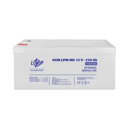 Акумулятор мультигелевий LPM-MG 12V - 250 Ah