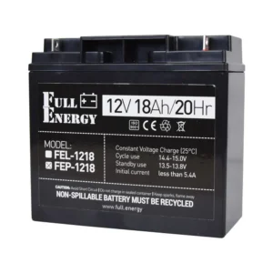 Акумулятор 12В 18А·год для ДБЖ Full Energy FEP-1218