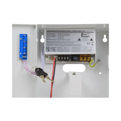 Блок безперебійного живлення Full Energy BBG-125-L для відеоспостереження 12В, 5А, під 18Аг акумулятор