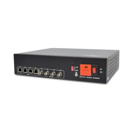 Активний 4-канальний приймач ATIS AL-1204 UHD відеосигналу і живлення через UTP