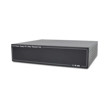 Активний 4-канальний приймач ATIS AL-1204 UHD відеосигналу і живлення через UTP
