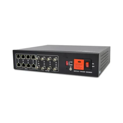Активний 8-канальний приймач ATIS AL-1208 UHD відеосигналу і живлення через UTP
