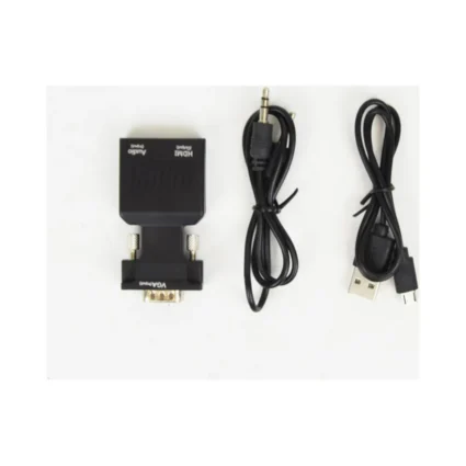 Конвертер відеосигналу ATIS VGA-HDMI-C з кабелями