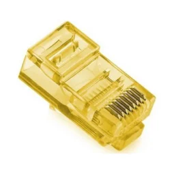 Конектор ATIS UTP RJ45 8 піновий жовтий (100 шт.)