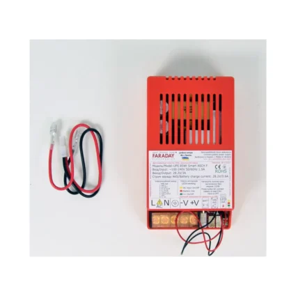 Безперебійний блок живлення Faraday Electronics БП UPS 85W Smart ASCH PL 24В під акумулятор 12-18А/г в пластиковому корпусі