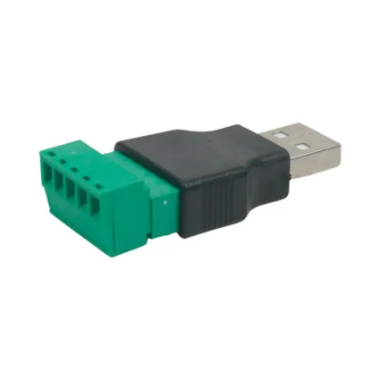 Роз'єм USB під затискач (male)