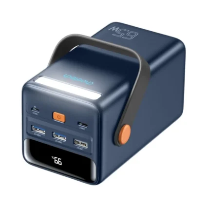 Повербанк 50000mAh Choetech B664 Deep Blue 65W PPS QC3.0 PD3.0 LED-ліхтар