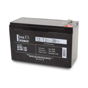 Акумулятор 12В 7.2 Аг для ДБЖ Full Energy FEP-128