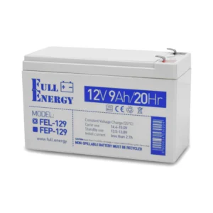 Акумулятор гелевий 12В 9А·год для ДБЖ Full Energy FEL-129