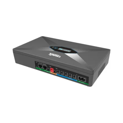 Джерело безперебійного живлення DC UPS Trinix TRX-MUPS-48100 Type-C (4*6000mAh LiFePo4) 5V/12V/24V/48V/52V/PoE, LiFePO4 4*6Ah, для роутера і медіаконвертера