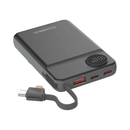 Повербанк 10000mAh Choetech B695 Black QC3.0 PD3.0 бездротова зарядка смартфонів та Apple Watch