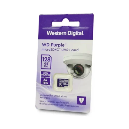 Карта пам'яті Western Digital MICRO SDXC 128GB UHS-I WDD128G1P0C WDC спеціалізована для відеоспостереження