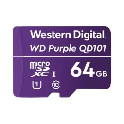 Картка пам'яті Western Digital MICRO SDXC 64GB UHS-I WDD064G1P0C WDC спеціалізована для відеоспостереження