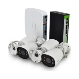 IP комплект відеоспостереження з 4 камерами ZKTeco CCTV bundle kit №1