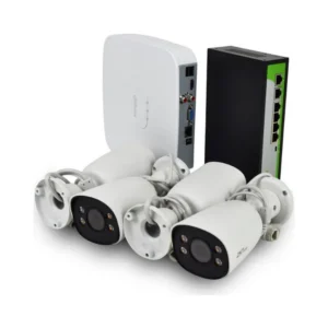 IP комплект відеоспостереження з 4 камерами ZKTeco CCTV bundle kit №1