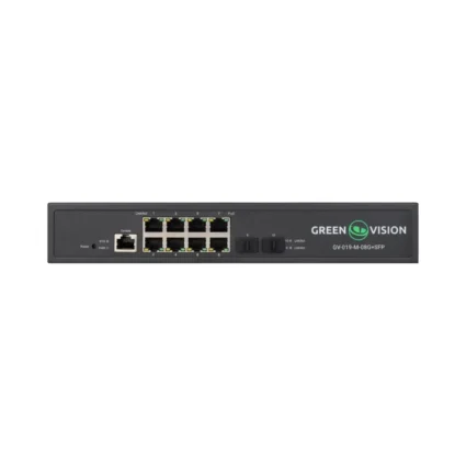 Комутатор мережевий POE GV-019-M-08G+SFP