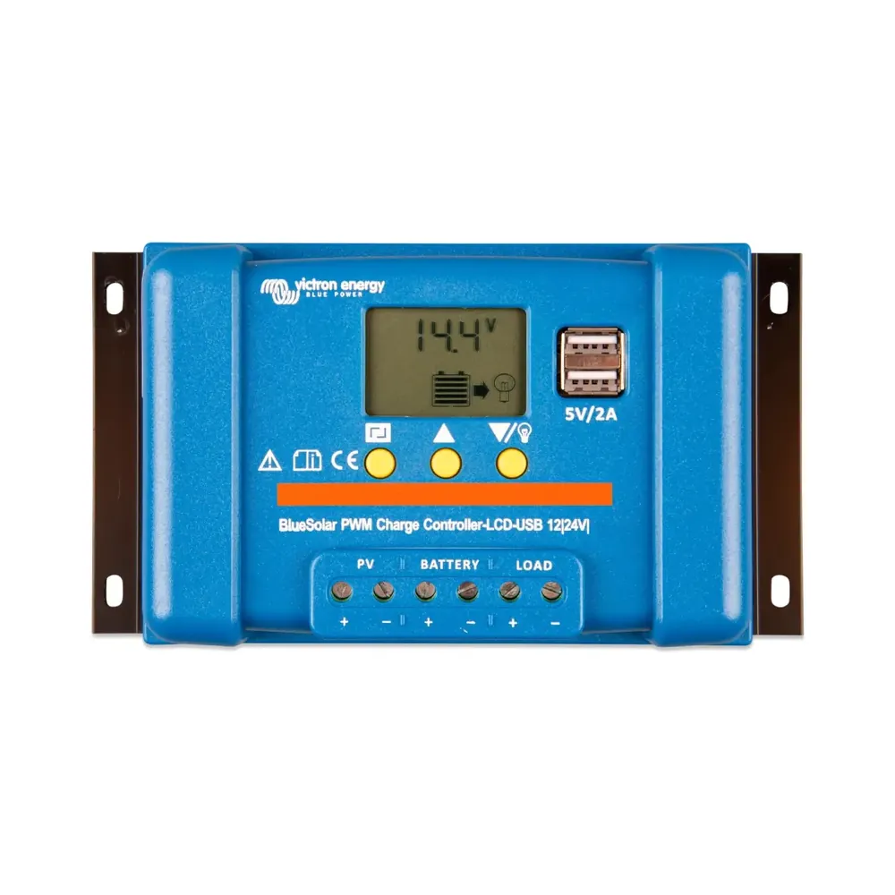 Victron Energy BlueSolar PWM-LCD&USB 48-30 Контролер заряду Victron Energy 99-00024545 Victron Energy BlueSolar PWM-LCD&USB 48-30 Контролер заряду