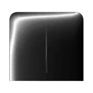 Ajax SideButton (2-gang) vertical black Кнопка